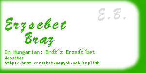 erzsebet braz business card